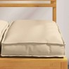 Coussins de palette pour siège 4 pcs beige 40x40x8 cm en tissu Oxford 