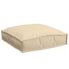 Coussins de palette pour siège 4 pcs beige 40x40x8 cm en tissu Oxford 