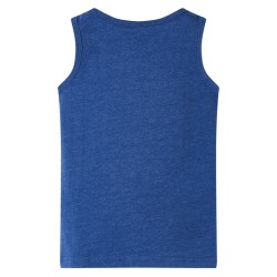 Débardeur enfant mélange bleu foncé 140 