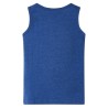 Débardeur enfant mélange bleu foncé 140 