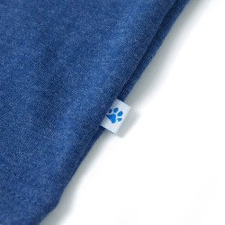 Débardeur enfant mélange bleu foncé 140 