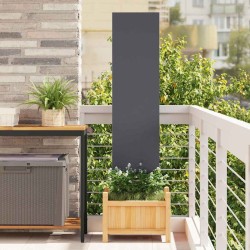 Panneau décoratif de jardin Anthracite 32 x 140 cm 