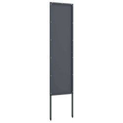 Panneau décoratif de jardin Anthracite 32 x 140 cm 