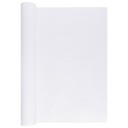 Paravent de balcon blanc 600x80 cm résine tressée 