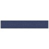 Panneaux muraux 12 pcs Bleu 90x15 cm Tissu 1,62 m² 