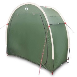 Tente de stockage arrière avec toit avec stockage avec évent Vert 210 x 90 x 174 cm 