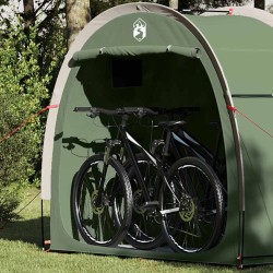 Tente de stockage arrière avec toit avec stockage avec évent Vert 210 x 90 x 174 cm 