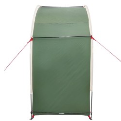 Tente de stockage arrière avec toit avec stockage avec évent Vert 210 x 90 x 174 cm 