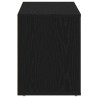 Banc à chaussures Chêne noir 100x35x45 cm Bois d'ingénierie 