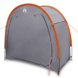 Tente de stockage arrière Gris et orange 210 x 90 x 174 cm 