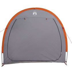 Tente de stockage arrière Gris et orange 210 x 90 x 174 cm 