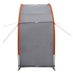 Tente de stockage arrière Gris et orange 210 x 90 x 174 cm 