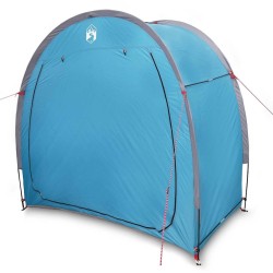 Tente de stockage arrière avec toit avec stockage avec évent Bleu 210 x 90 x 174 cm 