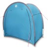 Tente de stockage arrière avec toit avec stockage avec évent Bleu 210 x 90 x 174 cm 
