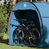 Tente de stockage arrière avec toit avec stockage avec évent Bleu 210 x 90 x 174 cm 