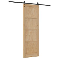 Portes coulissantes avec quincaillerie 'ORKDAL'en pin massif 