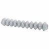 Clôture Argent 10 x 1.6 m Acier galvanisé 