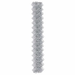 Clôture Argent 10 x 1.6 m Acier galvanisé 