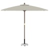 Base de parasol sur roulettes pour poteaux de 37/42/52/58mm en béton gris clair. 