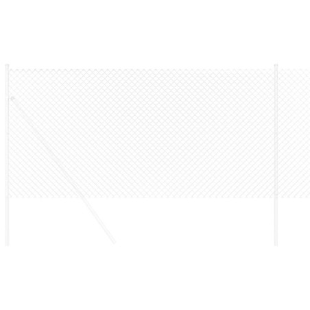 Clôture Argent 10 x 1 m Acier galvanisé 