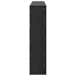 Couvercle de radiateur Chêne Noir 175x20x82 cm Bois d'ingénierie 