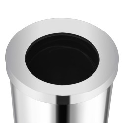 Poubelle d'hôtel Acier inoxydable 32 L 