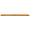 Appuis de fenêtre 2 pcs marron clair bois de chêne massif 