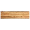 Appuis de fenêtre 2 pcs marron clair bois de chêne massif 