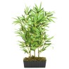 Bambou artificiel 500 feuilles 80 cm vert 