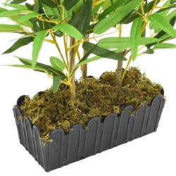Bambou artificiel 500 feuilles 80 cm vert 