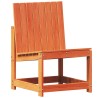 Chaise de jardin cire marron 50,5x55x77 cm bois de pin massif 