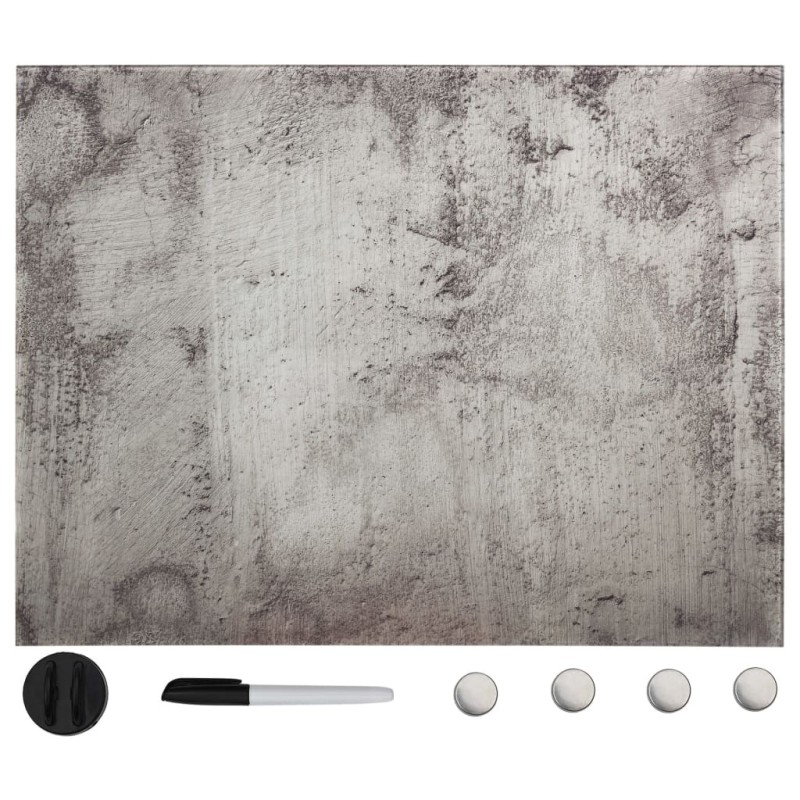 Tableau noir magnétique mural Verre 80x60 cm Tableau noir magnétique mural Verre 80x60 cm