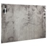 Tableau noir magnétique mural Verre 80x60 cm 