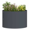 Pots en métal anthracite Anthracite Métal Moyen 