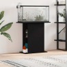 Support d'aquarium en chêne noir 75 x 36 x 72,5 cm Bois d'ingénierie 