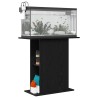 Support d'aquarium en chêne noir 75 x 36 x 72,5 cm Bois d'ingénierie 