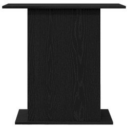 Support d'aquarium en chêne noir 75 x 36 x 72,5 cm Bois d'ingénierie 