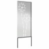 Panneau décoratif de jardin Argenté 50 x 140 cm Acier galvanisé 