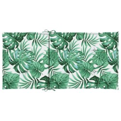 Coussins de chaise Autre 6 pcs Motif de feuille 100 x 50 x 3 cm 