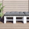 Coussin de palette 120x80x12 cm gris tissu 