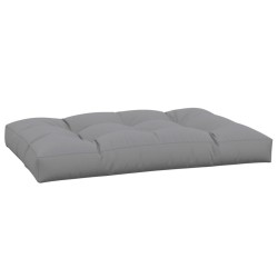 Coussin de palette 120x80x12 cm gris tissu 