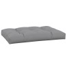 Coussin de palette 120x80x12 cm gris tissu 