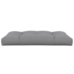 Coussin de palette 120x80x12 cm gris tissu 