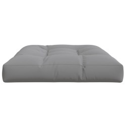 Coussin de palette 120x80x12 cm gris tissu 