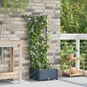 Cache-pot de jardin Treillis Gris 40 x 40 x 126cm Plastique 