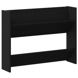 Cabinets à chaussures muraux 2 pcs Chêne noir 60 x 18 x 60 cm 