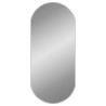 Miroir mural Argenté 90x40 cm Ovale 