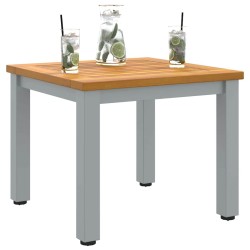 Table d'appoint de jardin 45x45x38 cm en bois d'acacia massif 