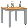 Table d'appoint de jardin 45x45x38 cm en bois d'acacia massif 