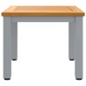 Table d'appoint de jardin 45x45x38 cm en bois d'acacia massif 